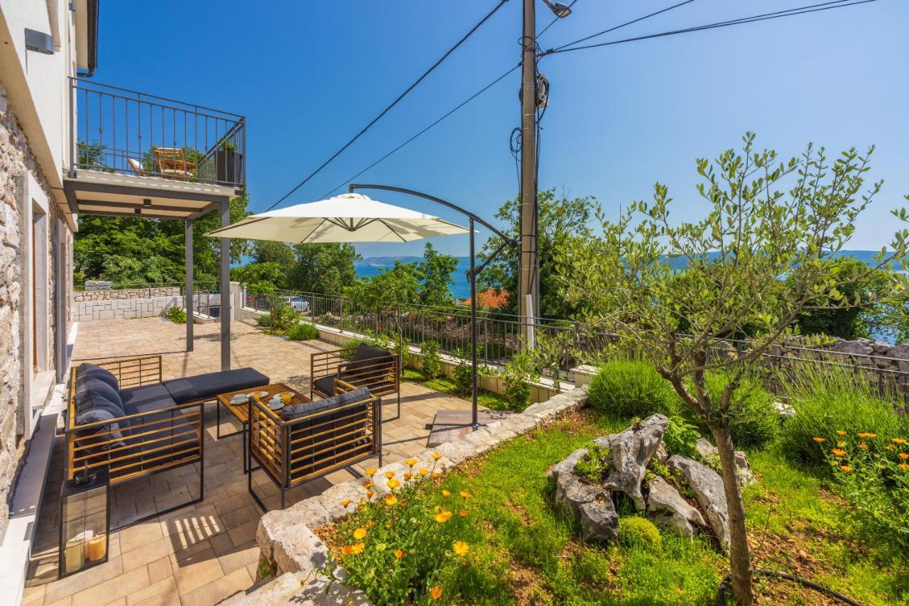 Villa Antani With Heated Pool, Sauna & Jacuzzi Crikvenica Exteriör bild