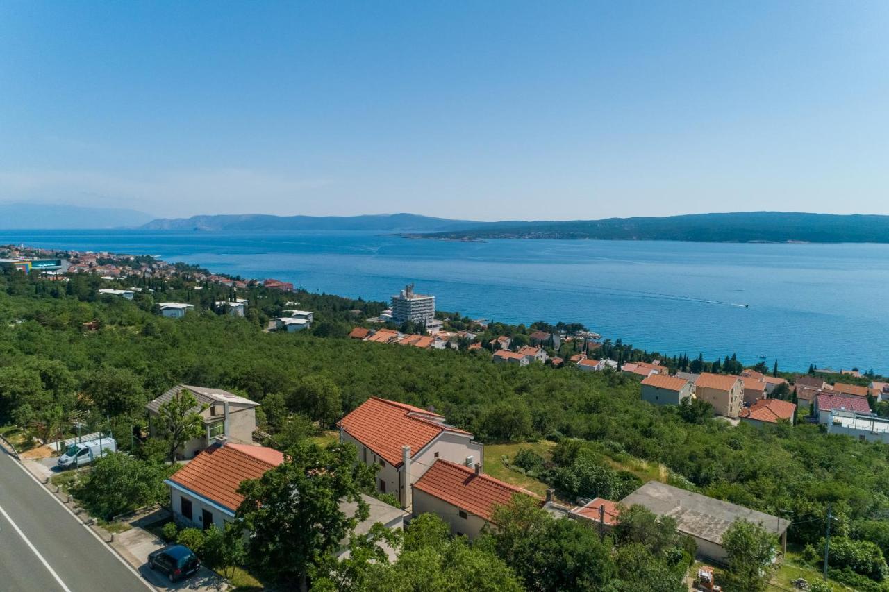 Villa Antani With Heated Pool, Sauna & Jacuzzi Crikvenica Exteriör bild